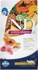 N&D Tropical Düşük Tahıllı Kuzulu Tropikal Meyveli Kısırlaştırılmış Yetişkin Kedi Maması 10 Kg