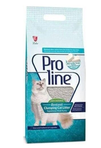 Proline Marsilya Sabunlu Topaklaşan İnce Bentonit Kedi Kumu 20 Lt