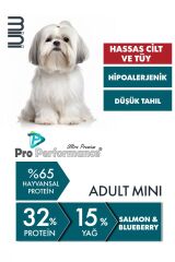 Pro Performance Yetişkin Mini Irk Somonlu ve Yaban Mersinli Köpek Maması 7 Kg