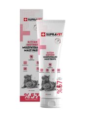 Supravet Hamile ve Yavru Kediler İçin Kalsiyum ve Taurinli Multi Vitamin Kedi Macunu 100 G