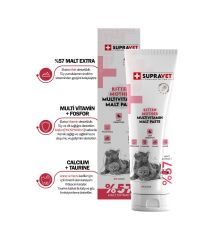 Supravet Hamile ve Yavru Kediler İçin Kalsiyum ve Taurinli Multi Vitamin Kedi Macunu 100 G