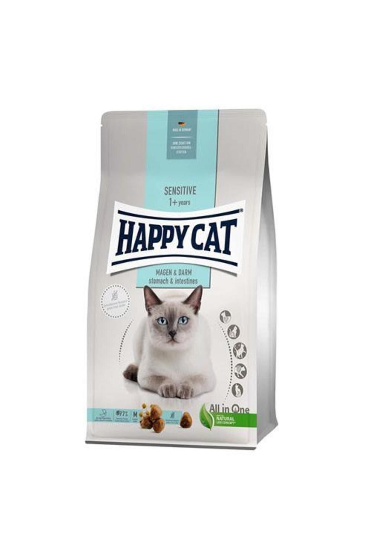 Happy Cat Stomach & İntestines Sensitive Hassas Sindirim Için Ördekli Kedi Maması 4 Kg